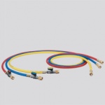 Refco Set Of 3 Charging Hoses With Ball Valve - 36'', 60'', 72''